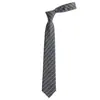 Combinación Perfecta para un Traje~ Corbata Bufanda de Seda a Rayas Diagonales Grises de Alta Inteligencia, Accesorio de Vestimenta Casual y Sencilla Estilo Coreano Otoño e Invierno