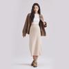 Nuevo Vestido de Maternidad Otoño e Invierno para Abrigo, de Soporte Abdominal, Casual, Adelgazante de Corte A, Largo, Tallas Grandes para Embarazo, Adelgazante y Cubre la Parte Inferior del Cuerpo