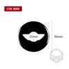Adequado para adesivo de logotipo de volante de chassi BMW MINI R, decoração modificada em preto piano, interior de carro preto brilhante