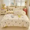Funda de edredón 100% algodón puro, pieza única, funda de colcha 100% algodón para dormitorio de estudiante, uso doméstico en cama individual/doble, estilo minimalista moderno al por mayor