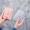 Nueva Cartera para Mujer Cartera Corta Mini Margarita Billetera Pequeña Plegable Estudiante Delgada Moda Suave Cartera Cartera