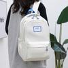 Mochila para hombre, sencilla, mochila escolar para mujer, de gran capacidad, para estudiantes de secundaria, mochila para computadora, venta al por mayor