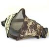 Envío Transfronterizo V10 Alambre de Acero Media Cara Protector Táctico Equipo de Protección al Aire Libre Defensa Personal Protector Bucal de Campo Mascarilla para Ciclismo