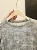 Nueva moda estilo coreano delgada tie-dye corte slim ligera manga larga camiseta para mujer versátil protección solar cubierta A13098