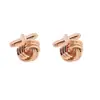 AliExpress Amazon Novos Abotoaduras Redondas de Cobre Abotoaduras Listradas Francesas Unissex para Camisa