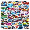 50 Adesivos Infantis Grafite de Carro Esportivo Legal Transfronteiriços Amazon Meninos Prêmio Jardim de Infância Adesivos de Decoração de Carro