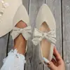 Zapatos planos cómodos de talla grande para mujer, de punta cuadrada, con estampado de leopardo y una sola tira, aptos para el hogar y el uso diario, con suelas suaves que no cansan los pies