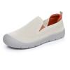 Three Sheep Casual Confortável Mãe Sapatos Slip-on Leve Antiderrapante Camada Única Sapatos Femininos Malha Respirável Oco Novo Primavera e Verão