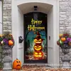 Cortina de Halloween Cortina Divisória de Poliéster Decoração de Porta de Quarto Toldo Seção de Meia Cortina Decoração Cobertura de Porta Faixa para Porta-Malas de Carro