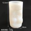 Tulipa flor cilíndrica vela aromática molde de silicone diy vela artesanal ornamentos de gesso molde de silicone