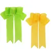 Amazon Color Sólido Lino Sintético Lazo Hecho a Mano Tema Macarrón Decoración Fiesta de Cumpleaños Accesorios de Lazo Adornos Colgantes