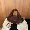 Nova Bolsa Tote Leopardada Casual Japonesa de Inverno Bolsa Transversal Feminina Versátil Simples para o Trabalho Bolsa Transversal