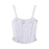 Ins Transfronterizo Europeo y Americano 2026 Nueva Moda Elegante Amazon para Mujer Venta al por Mayor Camisola Ajustada Camiseta sin Mangas