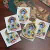 Rebgong Tíbet Nepal Thangka Puro Pintado a Mano Buda de la Medicina Forma de Calabaza [Núcleo de Tarjeta]