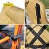 Silla de Luna para Exterior Ruida Respaldo Alto Reclinable Portátil Plegable Juego de Mesa y Silla Camping Picnic Puesto Silla de Ocio