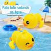 Banho transfronteiriço para crianças que brincam de pato enrolado pato amarelo pequeno verão bebê banho brinquedos de natação