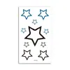Pegatinas de Tatuaje Simuladas, Pegatinas de Tatuaje Temporales Estilo Fresco con Texto en Inglés, Estilo Oscuro para Cuello, Unisex, Transfronterizo 001~199