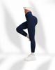 Calças de Yoga Justas Esportivas Transfronteiriças Novas Europeias e Americanas Cintura Alta Controle da Barriga Levanta Bumbum Leggings Roupa de Yoga para Fitness ao Ar Livre