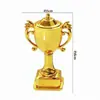 Decoración de Pastel para Temporada de Graduación: Toppers en Blanco Hechos a Mano para Niños y Niñas con Gorros de Graduación, Inserciones Acrílicas de Trofeo de Velero