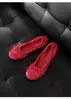 Zapatos Mary Jane para mujer con suela plana y diseño de lazo, nuevos versátiles 2026 moda slip-on zapatos poco profundos plisados
