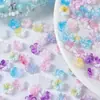 Flores Plumeria Coloridas e Criativas em Gradiente Versátil DIY Colar Grampo de Cabelo Brincos Acessórios de Cabelo Materiais para Joias