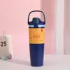Nueva Taza Portátil de Frutas Ovarra de 30 oz, Taza Aislada de Acero Inoxidable 304, Gran Capacidad, Conveniente para Exteriores, Taza de Hielo