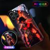 Adequado para Capa de Celular Luminosa Luffy Novo Apple 17/Huawei/Xiaomi/Samsung/Vivo/Oppo Anime Masculino