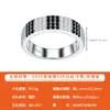 Anillo Transfronterizo de Plata de Ley 925 Amazon con Moissanita Negra y Blanca, Joyería Exquisita Personalizada de Lujo Ligero con un Toque de Alta Gama