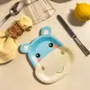 Punto Fabricante Serie Animales Jirafa Hipopótamo Cocodrilo Rana Zorro Plato de Papel Desechable Suministros para Fiestas Mayoreo
