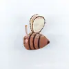 Broche de tela de abeja de dibujos animados estilo coreano, accesorios para ropa, ropa infantil, zapatos, calcetines, sombreros, bolsos, artículos de tela semiacabados rellenos de algodón