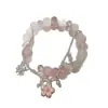 Pulsera al por mayor de punto Bestie Femenina Verano Dopamina Vidrio Mariposa Pulsera Joyería de alta gama Regalo