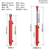Cilindro Hidráulico Diámetro de Taladro de 50 mm, Cilindro Hidráulico Bidireccional, Gato Hidráulico Tipo Elevador, Cilindro Hidráulico Pequeño de 3 Toneladas, Gato Hidráulico 0 kg Gato