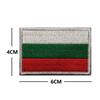 Países Africanos Sudáfrica Egipto Kenia Congo Nigeria Angola Brazalete de Bandera Sello de Velcro de Bandera