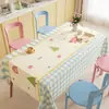 Toalha de Mesa Cor Creme, Tecido de Linho, Atmosfera de Alto Padrão, Nova Toalha de Mesa Retangular para Uso Doméstico