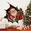 Nuevo Papá Noel Árbol de Navidad Decoración Festiva Pegatinas de Pared Dormitorio Sala de Estar Pared de Fondo Decoración del Hogar Pegatinas de Pared Autoadhesivas