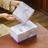 Té de Flor de Niebla Morada Caja de Regalo de Alta Gama Bolsa de Regalo Caja de Regalo Caja Vacía Juego de Té Kung Fu Almacenamiento Empaque de Regalo Festivo de Alto Valor