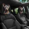 Comercio Exterior de Amazon Halloween Horror Poliéster Funda para Reposacabezas de Coche Resistente a Manchas Resistente al Desgaste Hecho a Medida Envío Directo