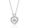 Colar de amor inteligente das mulheres all-match nicho design leve temperamento de luxo doce moda clavícula cadeia pingente oco atacado