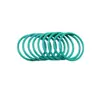 Anillo O de caucho de flúor, resistencia a altas temperaturas, fuerte resistencia a ácidos y álcalis, utilizado en equipos químicos, metalúrgicos y de vacío, certificado RoHS, diámetro del alambre 10 mm