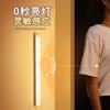 Luz Nocturna LED con Sensor de Cuerpo Humano Recargable Magnética para Gabinete, Armario, Pasillo, Lámpara de Noche Magnética para Cama de Madre y Bebé