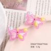 Dibujos Animados DIY Accesorios de Resina Flash Fino Mariposa Pegamento Crema Hecho a Mano Horquilla Funda para Teléfono Móvil Accesorios Hebilla para Zapato
