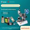 Máquina de rotulagem de garrafas planas semiautomática com mesa deslizante giratória garrafa de plástico quadrada redonda garrafa plana fabricantes de máquinas de rotulagem semiautomáticas universais