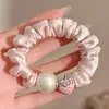 2026 Novo Elástico de Cabelo de Alta Elasticidade com Acabamento em Cetim, Toque de Luxo, Argola de Cabelo Dopamina de Verão para Mulheres, Elástico Fofo para Crianças