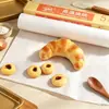 Papel Silicone 5m Suplemento Alimentar Bebê Bolo Cozido no Vapor Papel Manteiga Pele de Jumento Gelatina Bolo Papel à Prova de Gordura Dupla Face Ferramenta Especial para Forno