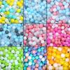 Macaron Oceánico Bola de Playa para Niños Bola Colorida para Bebé Juguete Piscina de Bolas para Bebé Interior Valla Bola Ondulada