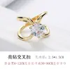 Hebilla para pañuelo de seda, anillo pequeño cuadrado para bufanda, broche de perla simple, sujetador versátil para chal, hebilla para esquina de ropa, accesorio creativo