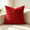 Funda de Almohada de Felpa Amazon Corduroy de Costilla 2.5 Funda de Cojín Multicolor Rayada Cojín de Sofá Superventas Transfronterizo