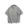 Ropa para Hombre Beijie Verano 2026 Nueva Camisa Polo de Manga Raglán Suéter Pulóver con Media Cremallera para Hombre Camiseta de Manga Corta con Cuello Camisero