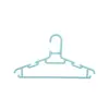 Cabides Plásticos Domésticos para Crianças, Antiderrapantes, Multifuncionais, Sem Marcas, Estilo Bebê, Cabides para Roupas de Bebê, Atacado, Cinza Suave