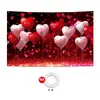 Ambiente Romántico Transfronterizo Parejas Decoración Fotográfica para Fiestas de Alto Nivel Día de San Valentín Bandera de Garaje Banner Tela de Fondo
